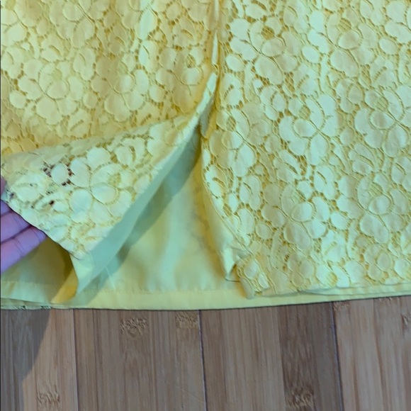 David’s Bridal Yellow Strapless Dress - Picture 6 of 7